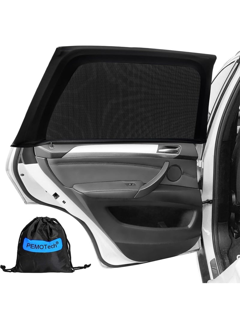 ظلال نافذة السيارة ، 2 حزمة سيارة نافذة جانبية ظلال الشمس ، حماية الأشعة فوق البنفسجية الشبكة التنفسية تغطية نافذة الطفل ، مناسبة عالمية معظم (99٪) من السيارات ، حماية الخصوصية للأطفال ، العائلة ، الحيوانات الأليفة ، الصبغ (27.2 "x39.8") - Image 1